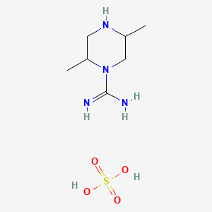 1-Piperazinecarboximidamide, 2,5-dimethyl-, sulfate (2:1)