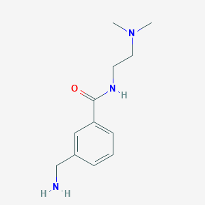 molecular formula C12H19N3O B3306049 3-(aminomethyl)-N-[2-(dimethylamino)ethyl]benzamide CAS No. 926198-12-1