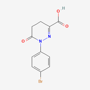 1-(4-Bromophenyl)-6-oxo-1,4,5,6-tetrahydropyridazine-3-carboxylic acid