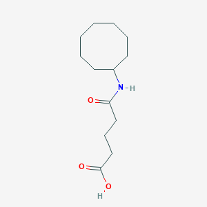 molecular formula C13H23NO3 B330609 5-(Cyclooctylamino)-5-oxopentanoic acid 