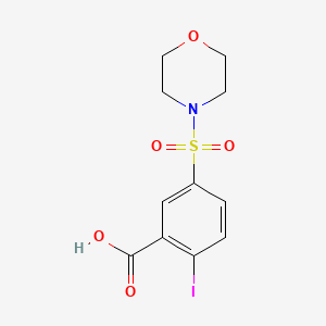 2-Iodo-5-(morpholine-4-sulfonyl)benzoic acid