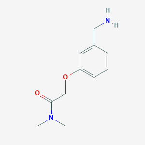 molecular formula C11H16N2O2 B3306148 2-[3-(aminomethyl)phenoxy]-N,N-dimethylacetamide CAS No. 926223-92-9