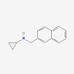 molecular formula C14H15N B3306170 N-(naphthalen-2-ylmethyl)cyclopropanamine CAS No. 926228-63-9