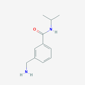 molecular formula C11H16N2O B3306176 3-(aminomethyl)-N-(propan-2-yl)benzamide CAS No. 926229-59-6