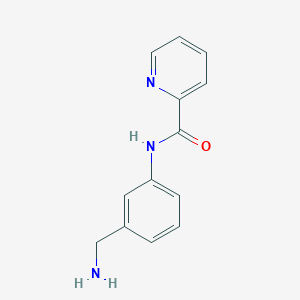 molecular formula C13H13N3O B3306211 N-[3-(aminomethyl)phenyl]pyridine-2-carboxamide CAS No. 926233-45-6