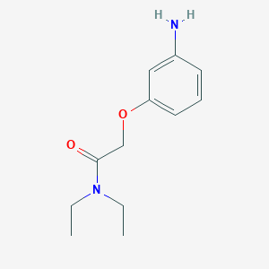 molecular formula C12H18N2O2 B3306223 2-(3-aminophenoxy)-N,N-diethylacetamide CAS No. 926236-90-0