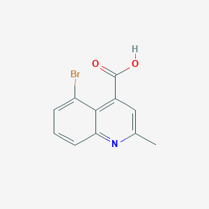 molecular formula C11H8BrNO2 B3306225 5-溴-2-甲基喹啉-4-羧酸 CAS No. 926237-52-7