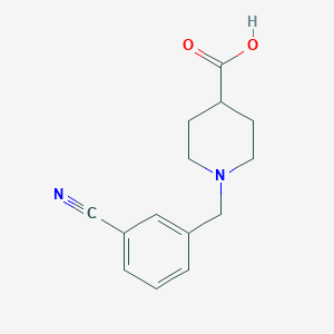 molecular formula C14H16N2O2 B3306243 1-(3-Cyanobenzyl)piperidine-4-carboxylic acid CAS No. 926245-11-6