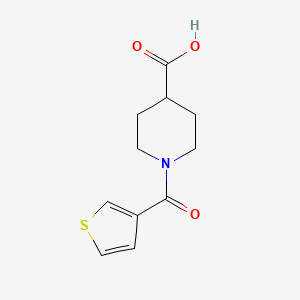 1-(Thiophene-3-carbonyl)piperidine-4-carboxylic acid