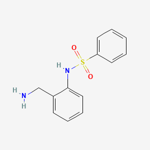 N-[2-(aminomethyl)phenyl]benzenesulfonamide