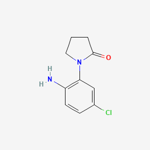 1-(2-Amino-5-chlorophenyl)pyrrolidin-2-one