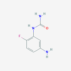 molecular formula C7H8FN3O B3306342 (5-Amino-2-fluorophenyl)urea CAS No. 926257-38-7