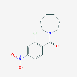 molecular formula C13H15ClN2O3 B330635 1-(2-Chloro-4-nitrobenzoyl)azepane 