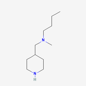 molecular formula C11H24N2 B3306368 丁基（甲基）（哌啶-4-基甲基）胺 CAS No. 926260-05-1