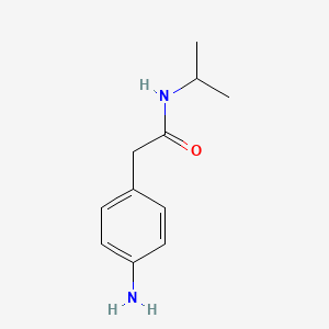 molecular formula C11H16N2O B3306384 2-(4-氨基苯基)-N-异丙基乙酰胺 CAS No. 926263-77-6