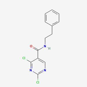 2,4-Dichloro-N-phenethylpyrimidine-5-carboxamide