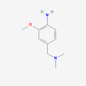 molecular formula C10H16N2O B3306483 4-[(Dimethylamino)methyl]-2-methoxyaniline CAS No. 927672-81-9