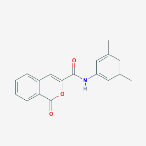 molecular formula C18H15NO3 B330656 N-(3,5-dimethylphenyl)-1-oxo-1H-isochromene-3-carboxamide 