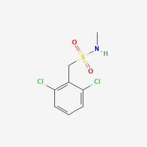 molecular formula C8H9Cl2NO2S B3306640 1-(2,6-dichlorophenyl)-N-methylmethanesulfonamide CAS No. 928928-75-0