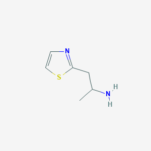 molecular formula C6H10N2S B3306688 2-Thiazoleethanamine, alpha-methyl- CAS No. 92932-38-2