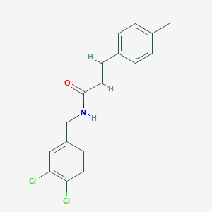 molecular formula C17H15Cl2NO B330670 N-(3,4-dichlorobenzyl)-3-(4-methylphenyl)acrylamide 
