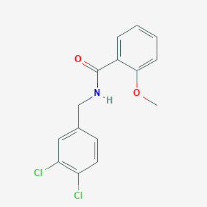 molecular formula C15H13Cl2NO2 B330687 N-(3,4-dichlorobenzyl)-2-methoxybenzamide 