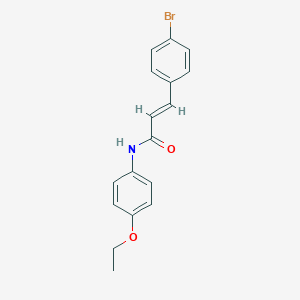 molecular formula C17H16BrNO2 B330691 3-(4-bromophenyl)-N-(4-ethoxyphenyl)acrylamide 