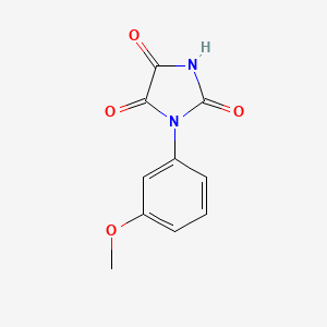 molecular formula C10H8N2O4 B3306935 1-(3-Methoxyphenyl)imidazolidine-2,4,5-trione CAS No. 929971-79-9