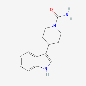 molecular formula C14H17N3O B3306974 4-(1H-indol-3-yl)piperidine-1-carboxamide CAS No. 929975-37-1