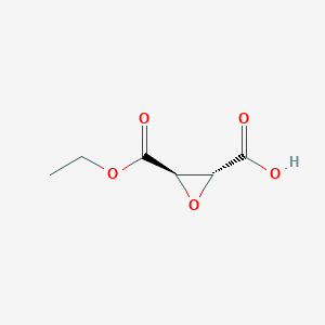 molecular formula C6H8O5 B3307044 (2R,3R)-3-(ethoxycarbonyl)oxirane-2-carboxylic acid CAS No. 93061-20-2