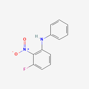 molecular formula C12H9FN2O2 B3307055 3-氟-2-硝基-N-苯基苯胺 CAS No. 930791-49-4