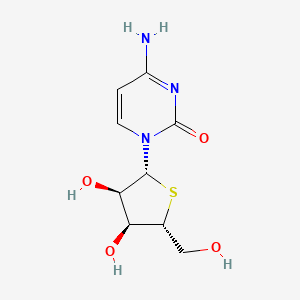 molecular formula C9H13N3O4S B3307059 Cytidine, 4'-thio- CAS No. 93080-09-2
