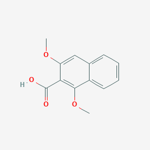 molecular formula C13H12O4 B3307067 1,3-Dimethoxy-2-naphthoic acid CAS No. 93087-59-3