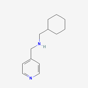 (Cyclohexylmethyl)(pyridin-4-ylmethyl)amine