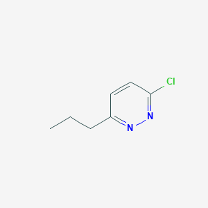 molecular formula C7H9ClN2 B3307170 3-Chloro-6-propylpyridazine CAS No. 93216-58-1