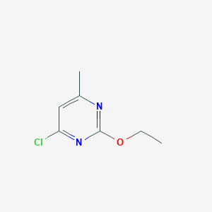 molecular formula C7H9ClN2O B3307273 4-Chloro-2-ethoxy-6-methylpyrimidine CAS No. 932701-88-7
