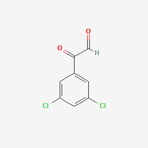 molecular formula C8H4Cl2O2 B3307287 2-(3,5-Dichlorophenyl)-2-oxoacetaldehyde CAS No. 93291-00-0