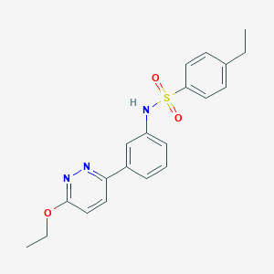 N-[3-(6-ethoxypyridazin-3-yl)phenyl]-4-ethylbenzene-1-sulfonamide