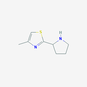 4-Methyl-2-(pyrrolidin-2-yl)-1,3-thiazole