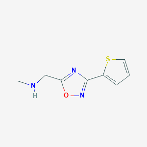 Methyl({[3-(thiophen-2-yl)-1,2,4-oxadiazol-5-yl]methyl})amine