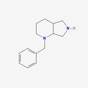 molecular formula C14H20N2 B3307580 1-Benzyloctahydro-1H-pyrrolo[3,4-b]pyridine CAS No. 933688-09-6