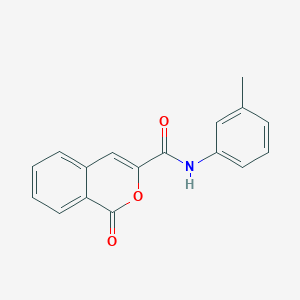 molecular formula C17H13NO3 B330762 N-(3-methylphenyl)-1-oxo-1H-isochromene-3-carboxamide 