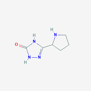 3-(Pyrrolidin-2-yl)-1H-1,2,4-triazol-5(4H)-one