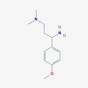 1-(4-methoxyphenyl)-N~3~,N~3~-dimethylpropane-1,3-diamine