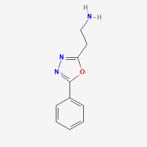 2-(5-Phenyl-1,3,4-oxadiazol-2-YL)ethan-1-amine
