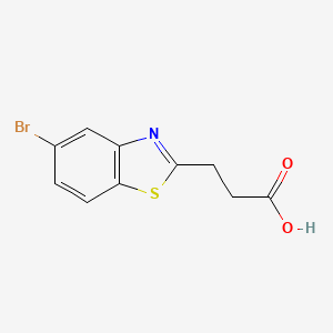 3-(5-Bromo-1,3-benzothiazol-2-yl)propanoic acid