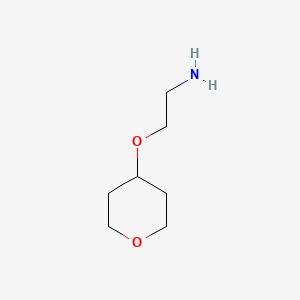 molecular formula C7H15NO2 B3307807 2-(Oxan-4-yloxy)ethan-1-amine CAS No. 933758-57-7