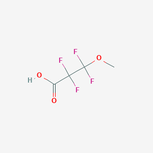 molecular formula C4H4F4O3 B3307860 3-Methoxytetrafluoropropionic acid CAS No. 93449-21-9