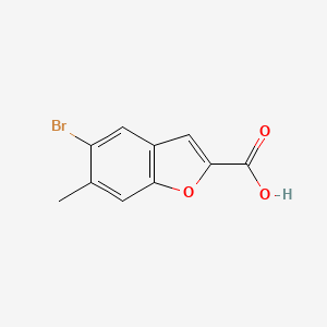 5-Bromo-6-methylbenzofuran-2-carboxylic acid