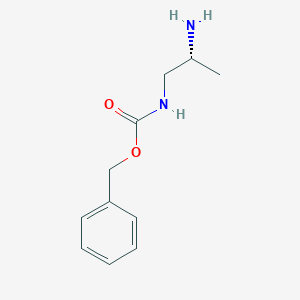 molecular formula C11H16N2O2 B3307871 (R)-benzyl 2-aminopropylcarbamate CAS No. 934660-63-6
